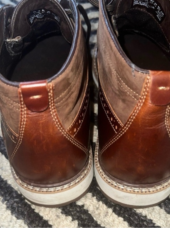 Timberland Two-Tone Brown Leather Chukka Boots main image 5